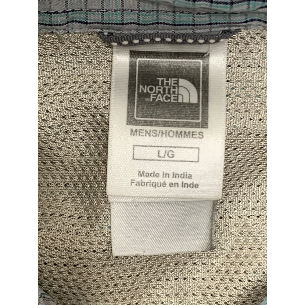 The North Face Men Size L Multicolor Short Sleeve Full Button Shirt